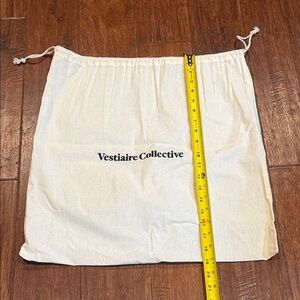 Off White Colored Vestiaire Collective White Dust Drawstring Bag